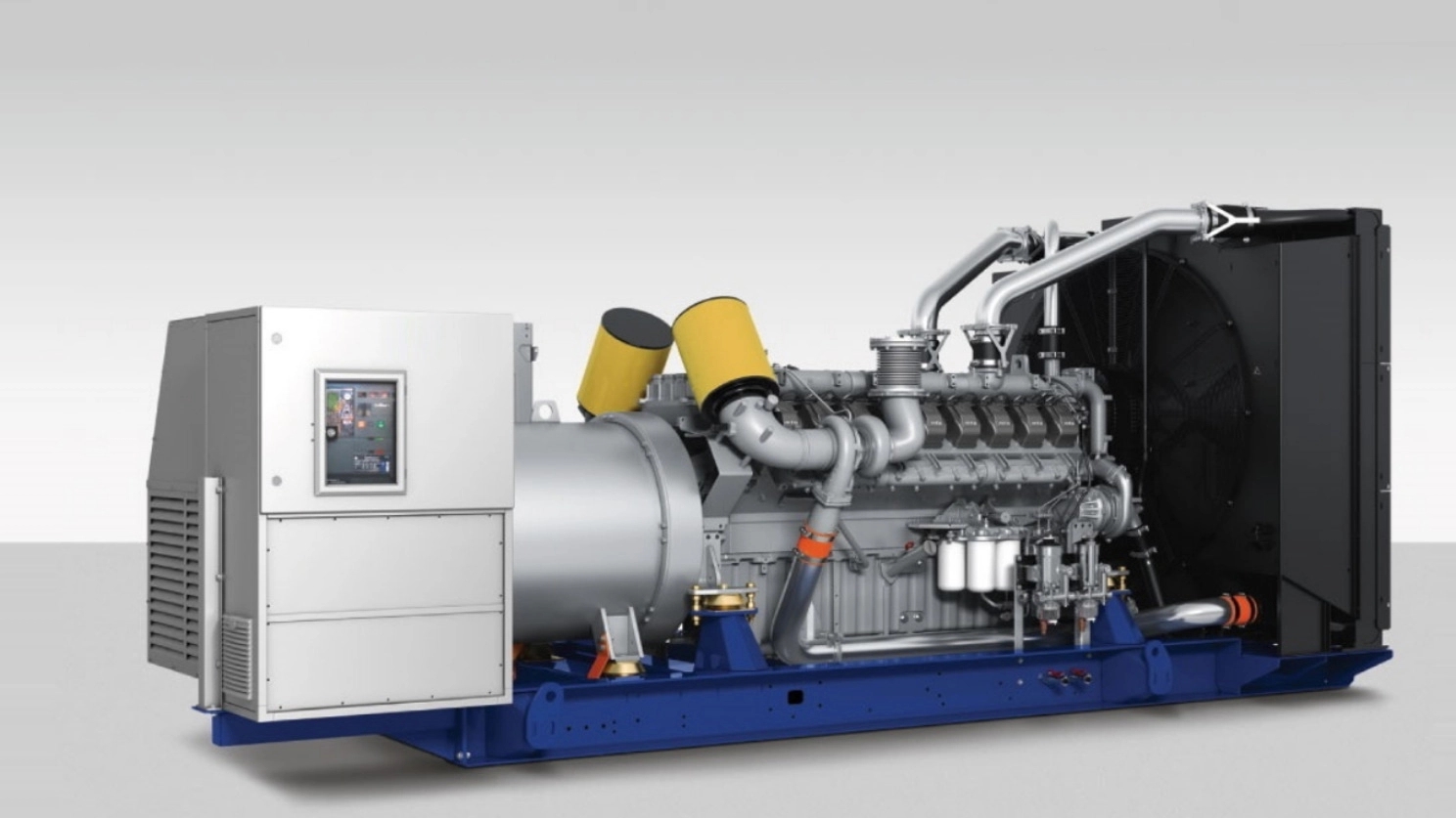 Diesel generator engine and its components